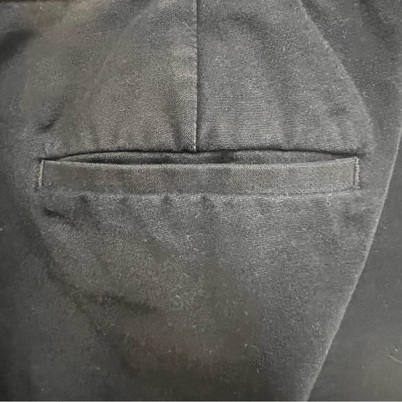 Banana Republic Navy Blue Ryan Crop Mid-rise Straight Leg Pant Size 10 - Picture 6 of 14